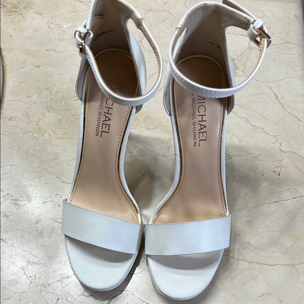 Michael Shannon White Heels Minimalist Design